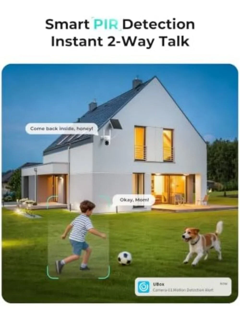 2 Pack Outdoor Cellular Security Cameras - No WiFi, Motion Detection, Night